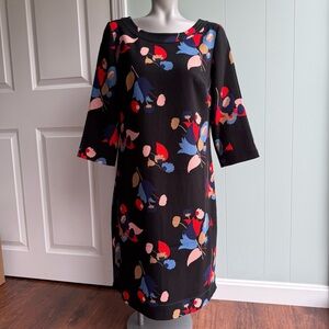 Boden 3/4 sleeve floral dress